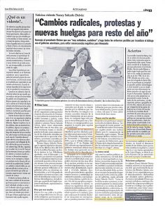 Cambios radicales, protestas y nuevas huelgas para resto del año FEBRERO 2011